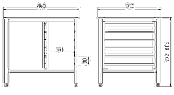 Подставка Abat ПК-6МС