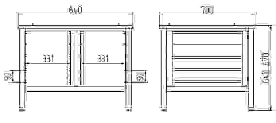 Подставка Abat ПК-10МС