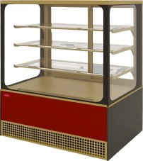 Витрина кондитерская Kayman KВК-1300М Квадро Золото