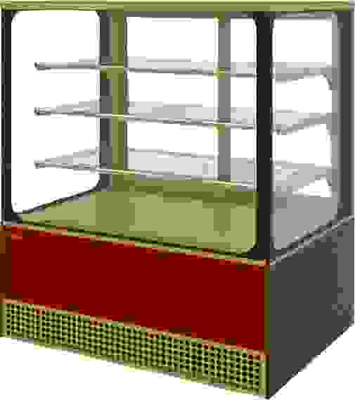 Витрина кондитерская Kayman KВК-1300М Квадро Золото