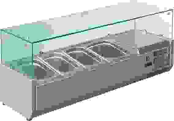 Витрина холодильная Koreco VRX 1200380 (395II)