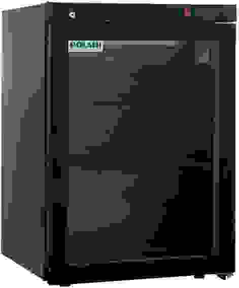 Шкаф холодильный барный Polair DM102-Bravo черный с замком