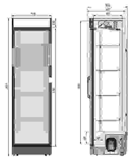 Шкаф холодильный Briskly 4 AD