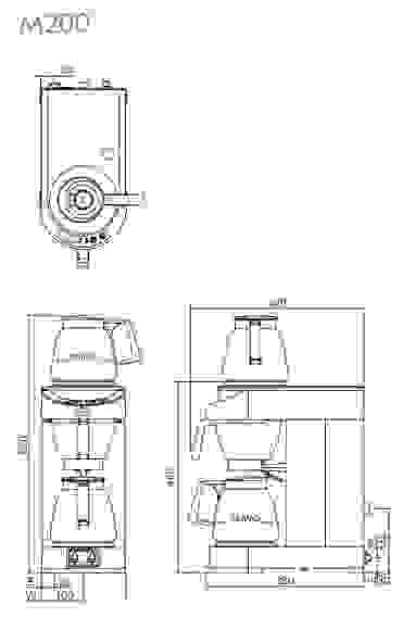 Капельная кофеварка Animo M200