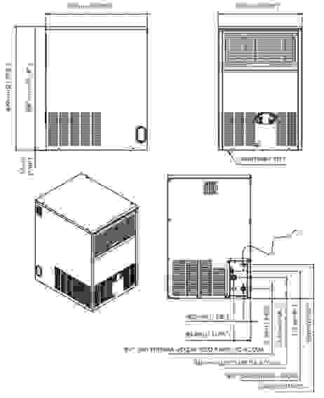 Льдогенератор Bar Line (Scotsman) B 3015 WS