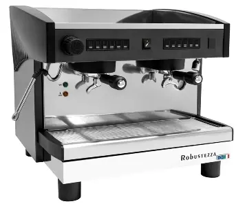 Рожковая кофемашина ROBUSTEZZA ST2E Compact высокие группы, черная