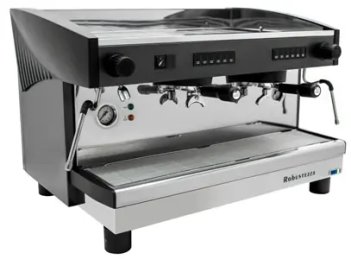 Рожковая кофемашина ROBUSTEZZA ST2E высокие группы, черная