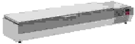 Холодильная витрина для ингредиентов Polair VT3-G (1/4) с крышкой