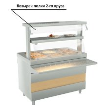 Козырек полки 2-го яруса Kayman Presto (1500мм)