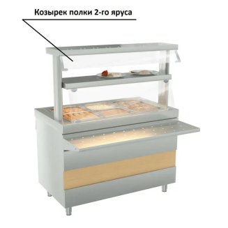 Козырек полки 2-го яруса Kayman Presto (1500мм)