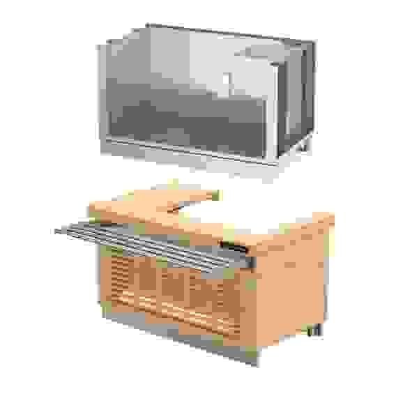 ПРИЛАВОК КАССОВЫЙ С ПОДЛОКОТНИКОМ KAYMAN GUSTO ПК-1370-02 (ЛЕВЫЙ/ПРАВЫЙ)