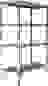 Стеллаж Hessen С-1,6*12*6/4 (нерж)