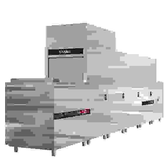 Машина посудомоечная туннельная Абат МПТ-3000К с пальчиковым конвейером (правая)