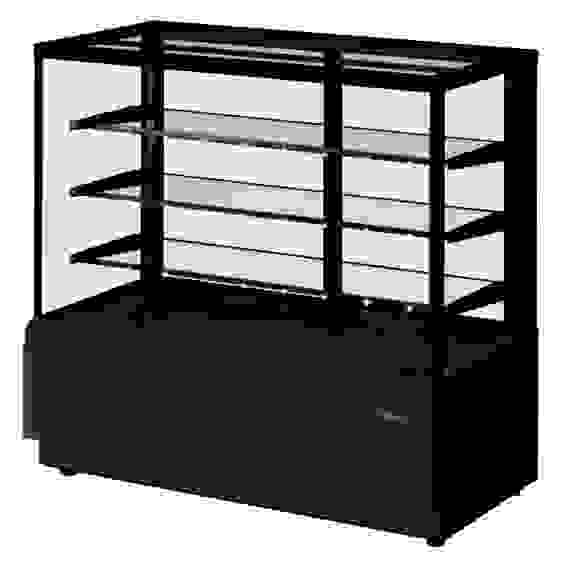 ВИТРИНА КОНДИТЕРСКАЯ KAYMAN K-ВК-1300 ЛЮКС КВАДРО ЧЕРНЫЙ