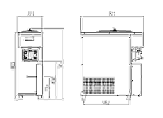 ФРИЗЕР ДЛЯ МОРОЖЕНОГО АВТОМАТИЧЕСКИЙ ДЛЯ САМООБСЛУЖИВАНИЯ GELPROM GP100AUTO-SP, ПАСТЕРИЗАЦИЯ