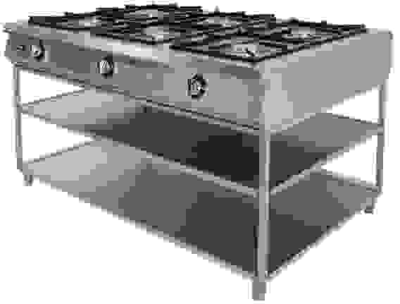 ПЛИТА 6 КОНФ. GRILL MASTER Ф6П2Г/1000 ГАЗ 50060