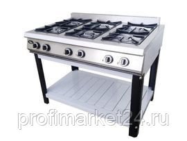 ПЛИТА 6 КОНФ. GRILL MASTER Ф6ЖТЛПГ ГАЗ