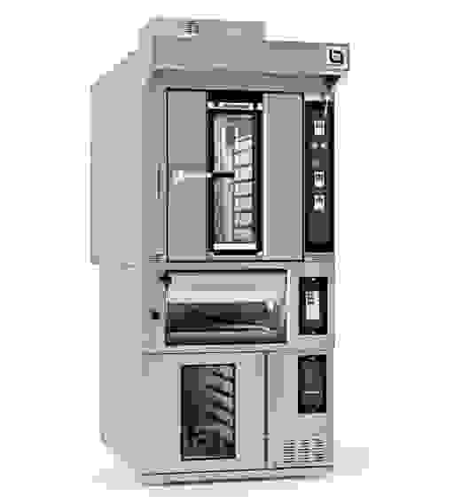 ПЕЧЬ РОТАЦИОННАЯ BASSANINA FR MINI 46.8 ГАЗ КОМПЛЕКТ С РАССТОЙКОЙ FR MINI E46.PR