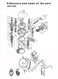 Миксер планетарный Hurakan HKN-IP20F