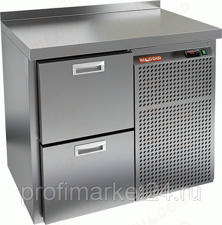 Стол охлаждаемый HICOLD GN 2 BR2 TN