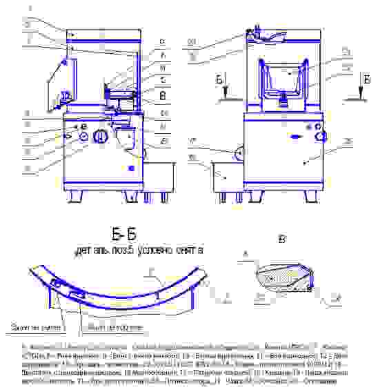 Машина картофелечистительная МОК-300У (МОО-1-01)