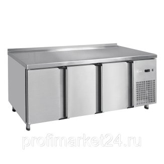 Стол холодильный СХС-60-02, 3 двери, среднетемпературный, t (-2+8°С), 2000x600x860 мм