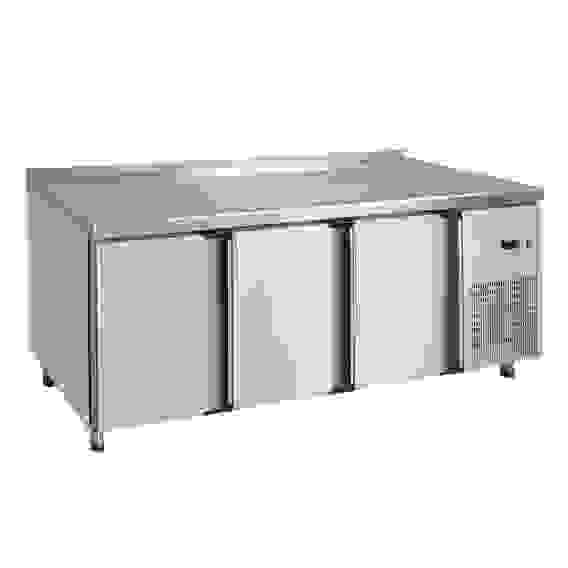 Стол холодильный СХС-60-02, 3 двери, среднетемпературный, t (-2+8°С), 2000x600x860 мм